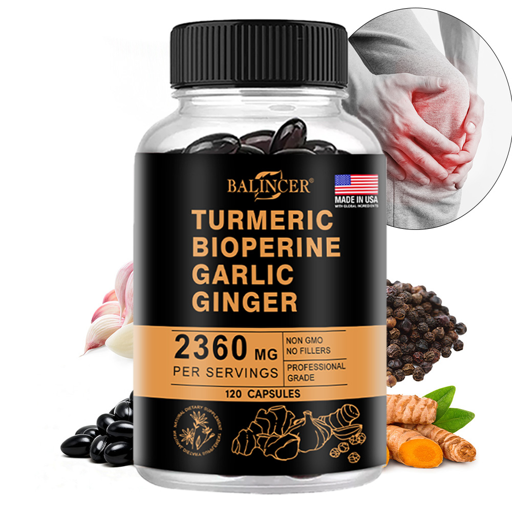 Turmeric Curcumin Capsule - Kapsułki Kurkuma i Imbir 2360mg z