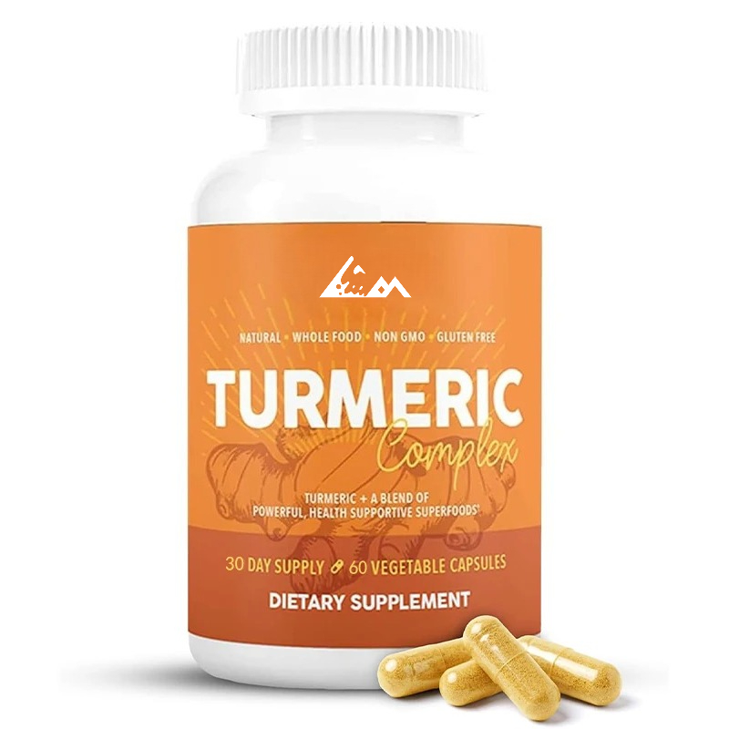 Turmeric Curcumin Capsule - Organiczny czarny pieprz, kurkuma, kurkumyna –