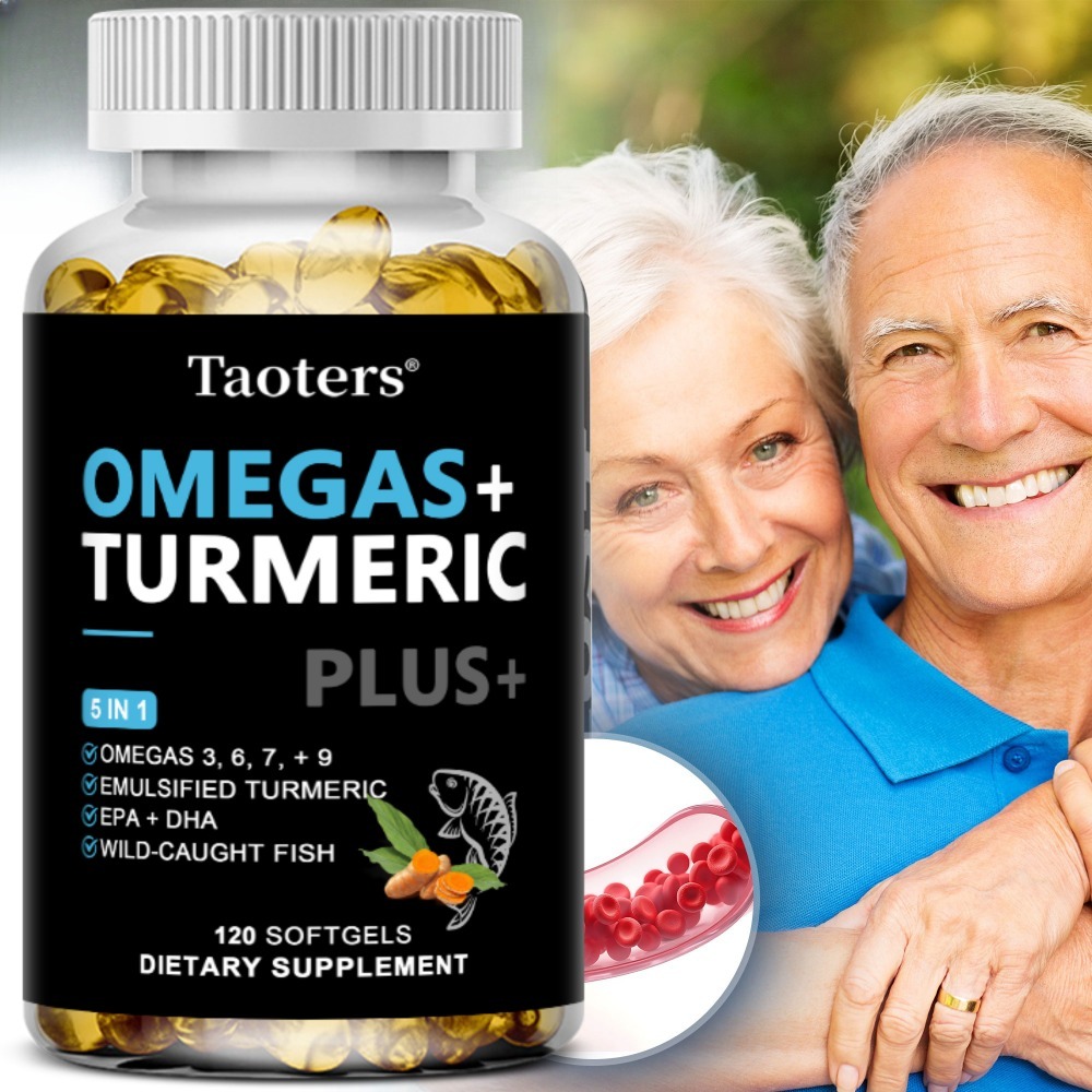 Turmeric Curcumin Capsule - Suplement Omega 3 6 9 Plus