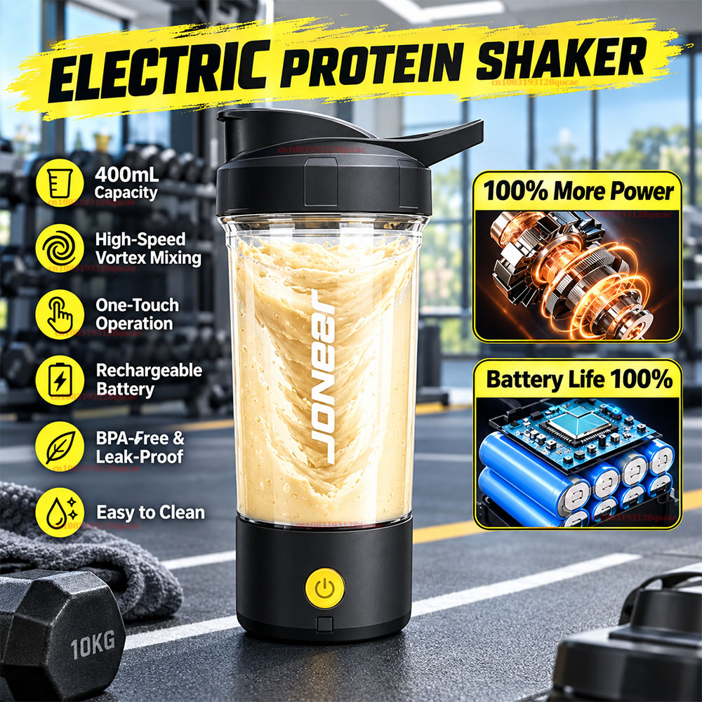 Nutrition And Fitness - Nowa elektryczna butelka do shakera proteinowego