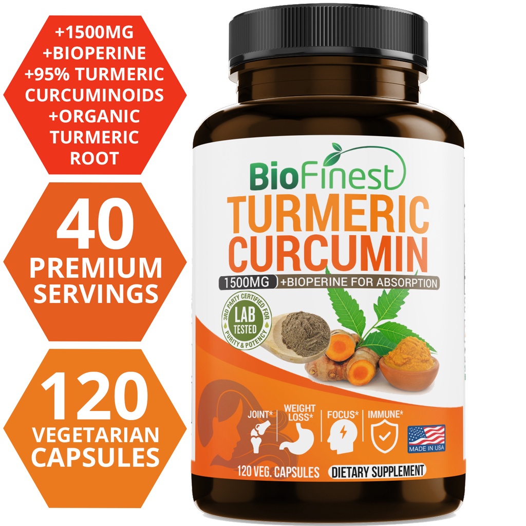 Biofinest Kurkumina 1500 Mg 95 – Turmeric Curcumin Capsule recenzja i cena