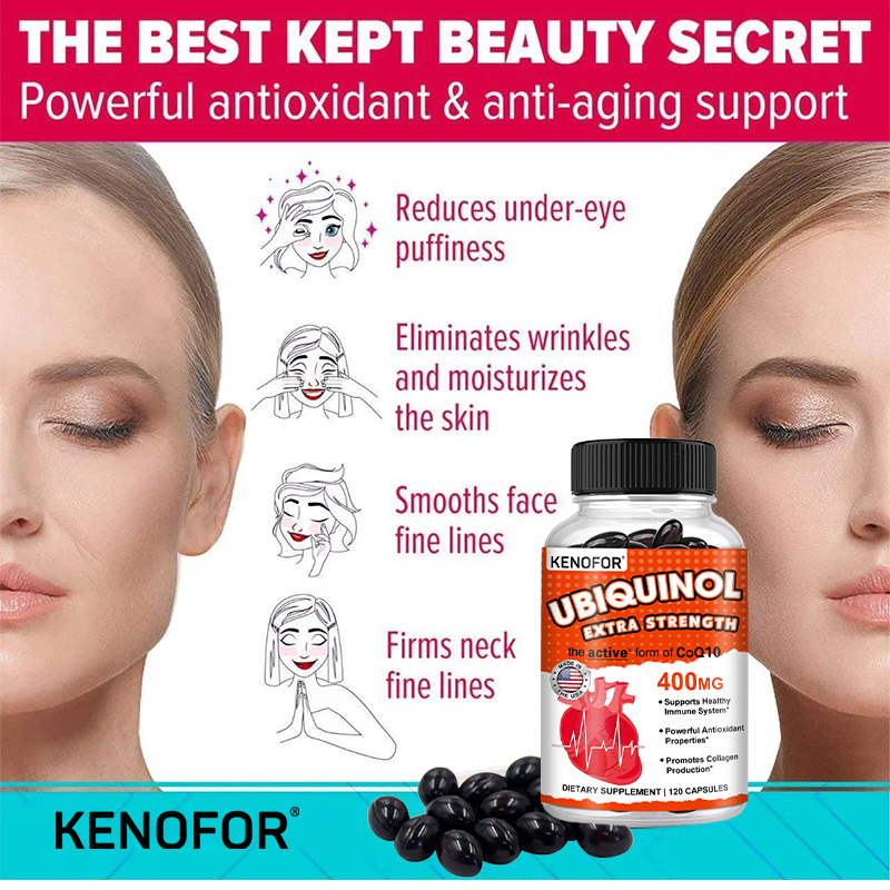KENOFOR Ubiquinol CoQ10 400 mg – Coq10 Ubiquinol Softgel recenzja i cena