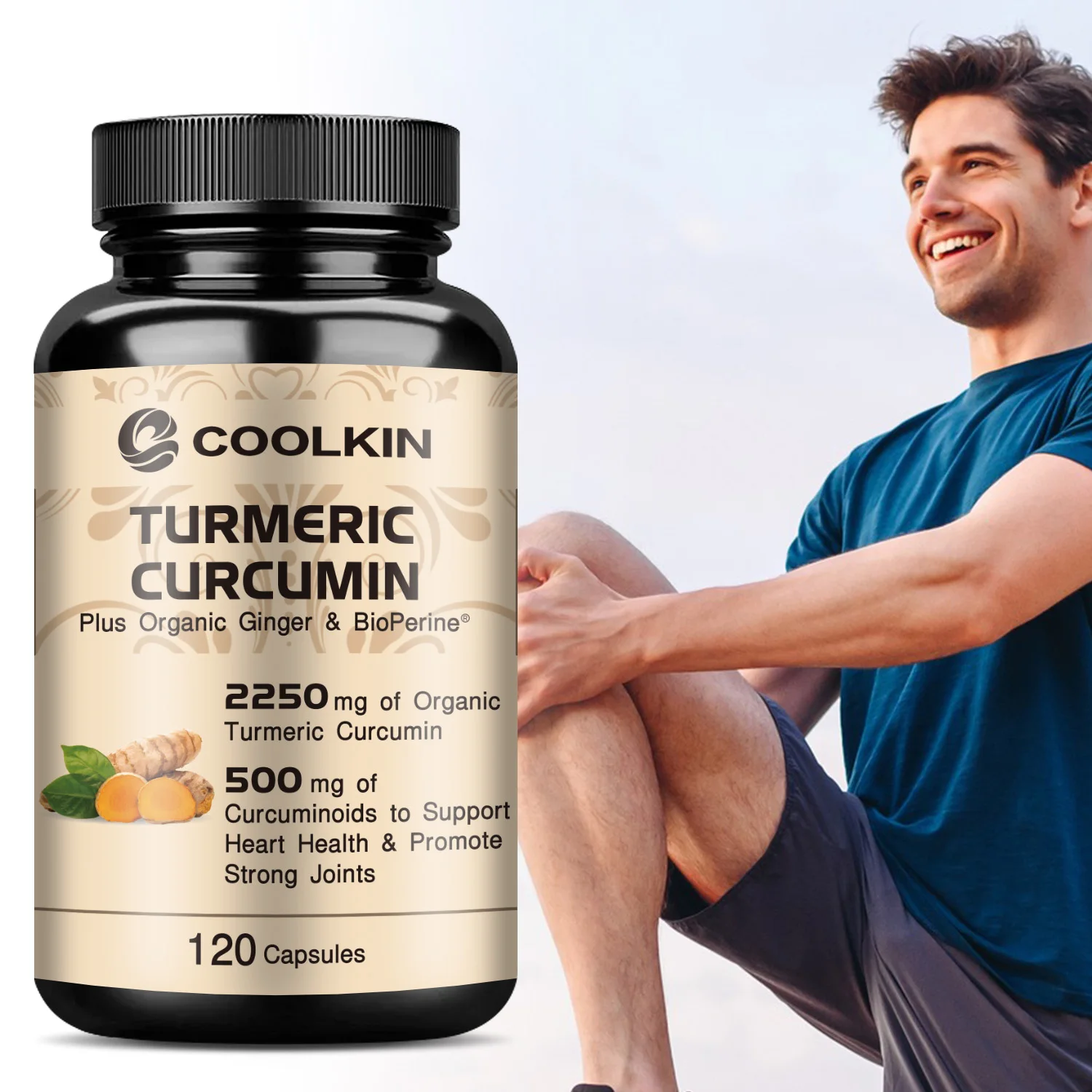 Kurkuma Kurkumin - z 95% kurku – Turmeric Curcumin Capsule recenzja i cena