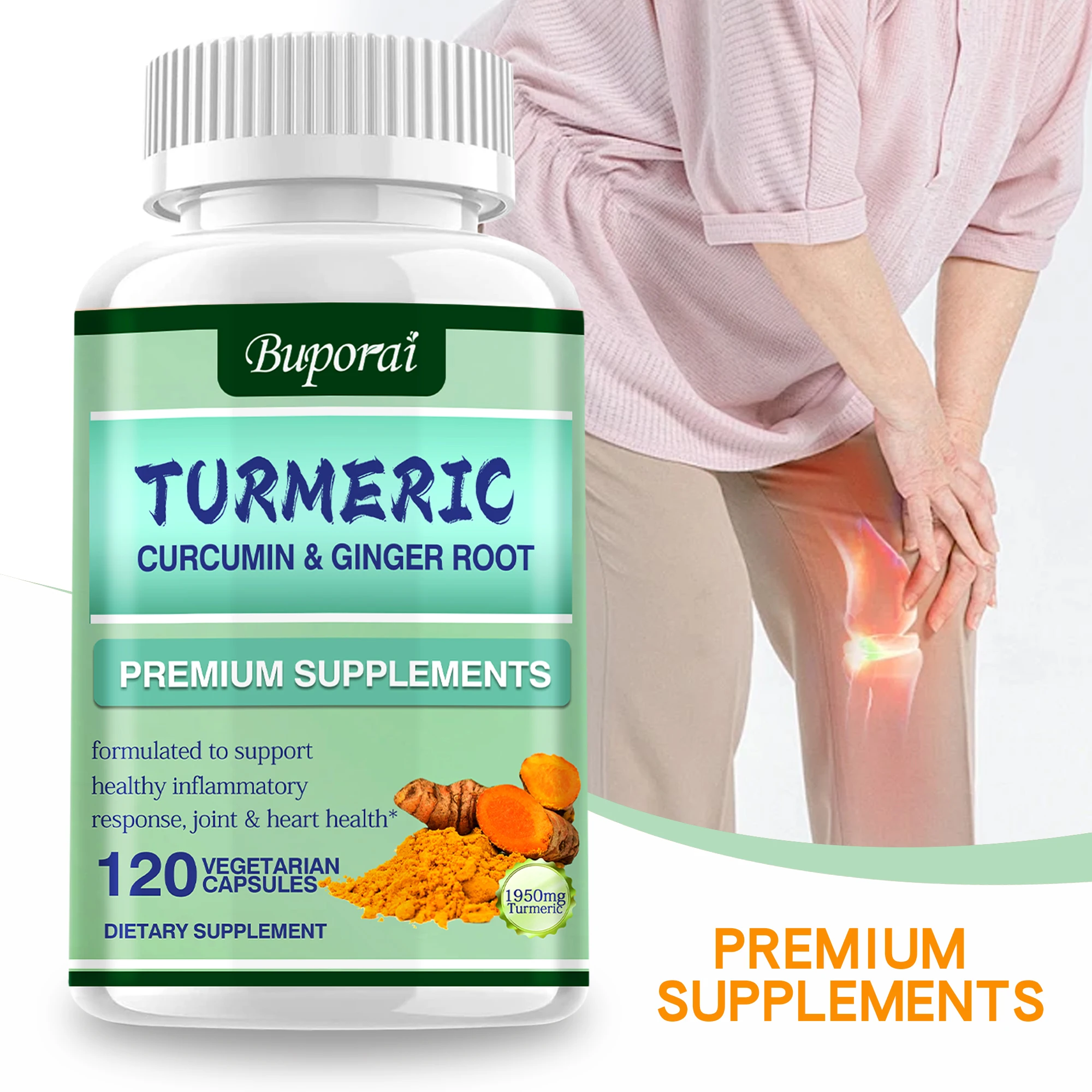 Kurkuma Kurkumin + Korzeń Imbi – Turmeric Curcumin Capsule recenzja i cena