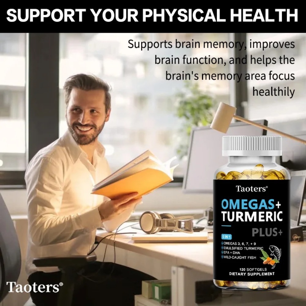 Suplement Omega 3 6 9 Plus - W – Turmeric Curcumin Capsule recenzja i cena